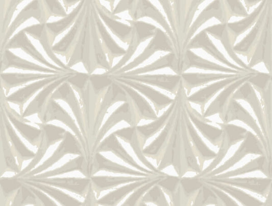 Sculpted Ivory Fans Wallpaper