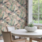 Tropical Coral Cabana Wallpaper