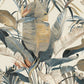 Tropical Plush Neutral Cabana Wallpaper