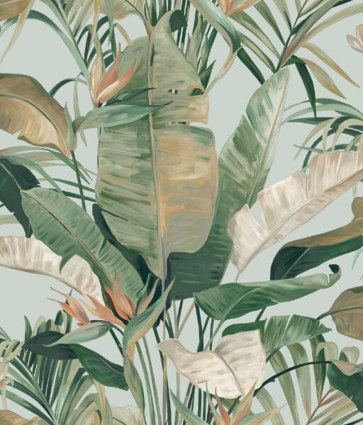 Tropical Spa Cabana Wallpaper