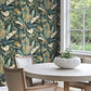 Tropical Green Cabana Wallpaper