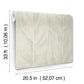 Dicot Light Green Leaf Wallpaper