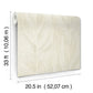 Dicot Neutral Leaf Wallpaper