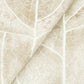 Dicot Beige Leaf Wallpaper