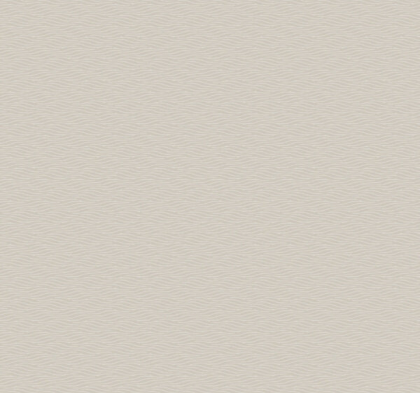 Elevated Taupe Waves Wallpaper