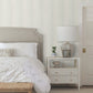 Particle Taupe Stripe Wallpaper