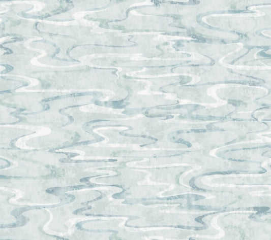 Dreamland Blue Wallpaper