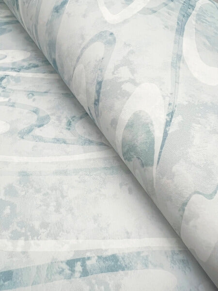 Dreamland Blue Wallpaper