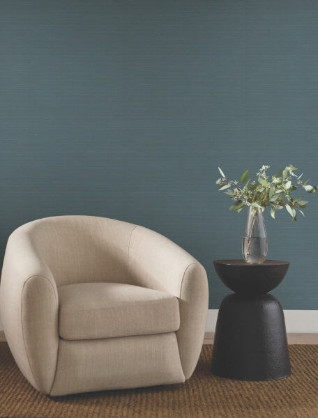 Quiet Vista Indigo Wallpaper