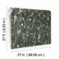 Marbled Endpaper Black & Gold Wallpaper
