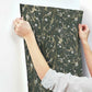 Marbled Endpaper Black & Gold Wallpaper
