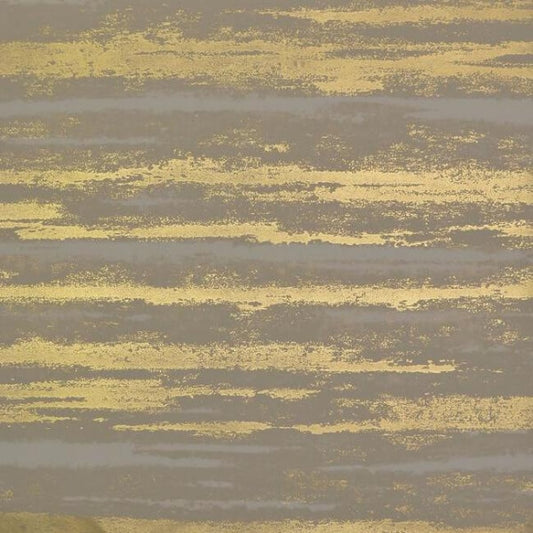 Atmosphere Khaki & Gold Wallpaper