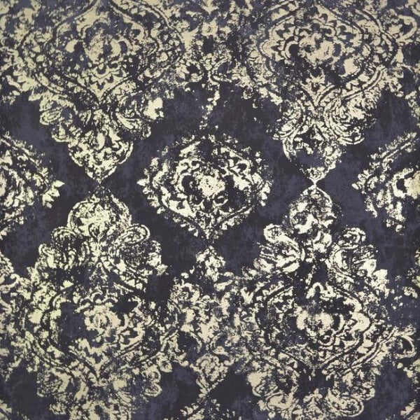 Stargazer Plum & Gold Wallpaper