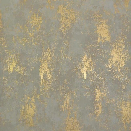 Nebula Almond & Gold Wallpaper