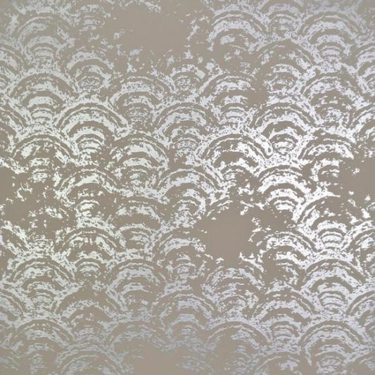 Eclipse Khaki & Silver Wallpaper
