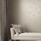 Eclipse Khaki & Silver Wallpaper