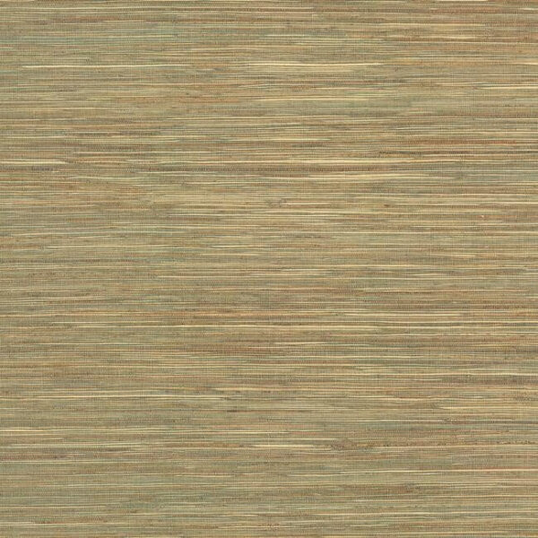 Raw Jute Green Wallpaper