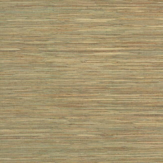 Raw Jute Green Wallpaper