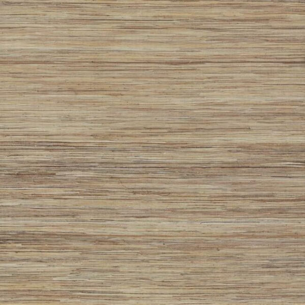 Raw Jute Grasscloth Metallic Wallpaper