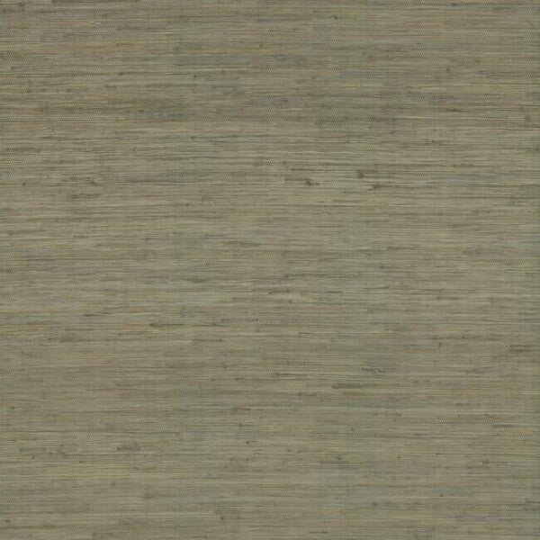 Threaded Jute Green Wallpaper