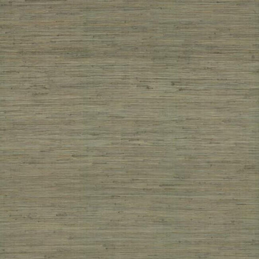 Threaded Jute Green Wallpaper