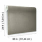 Tatami Weave Dark Grey Wallpaper