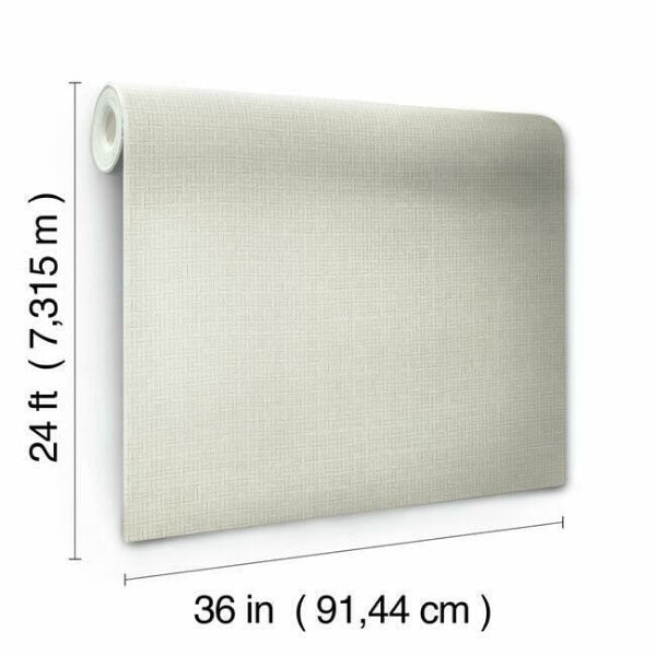 Tatami Weave Light Grey Wallpaper