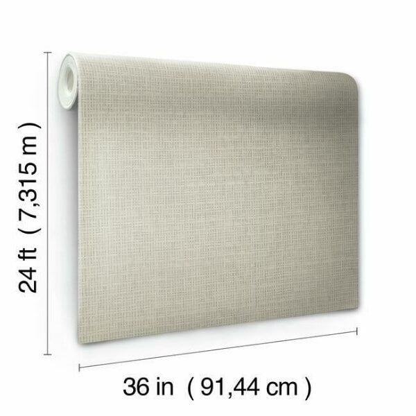 Tatami Weave Grey & Taupe Wallpaper