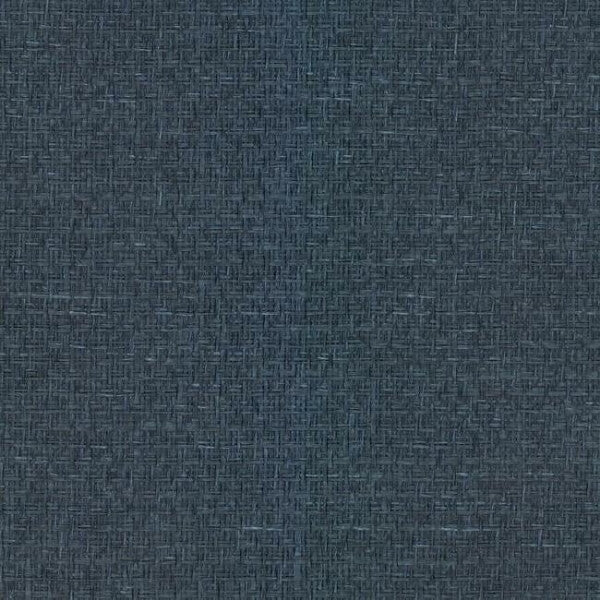 Tatami Weave Navy Wallpaper