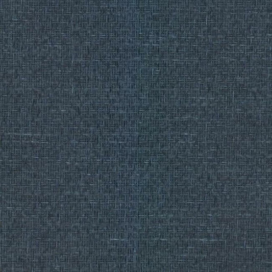 Tatami Weave Navy Wallpaper