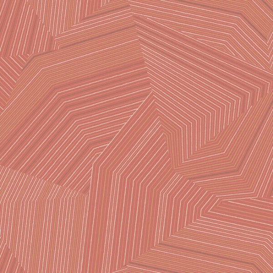 Dotted Maze Desert Red Wallpaper