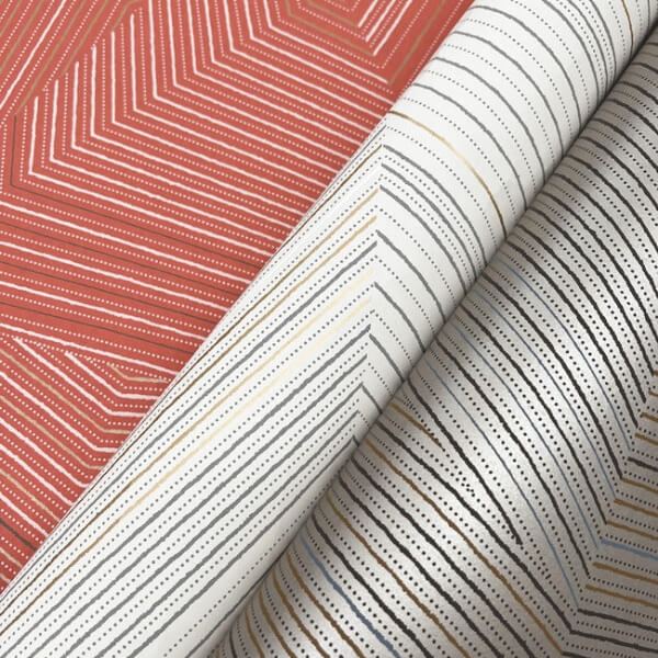 Dotted Maze Desert Red Wallpaper