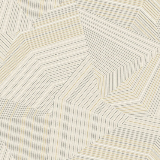 Dotted Maze Taupe Wallpaper