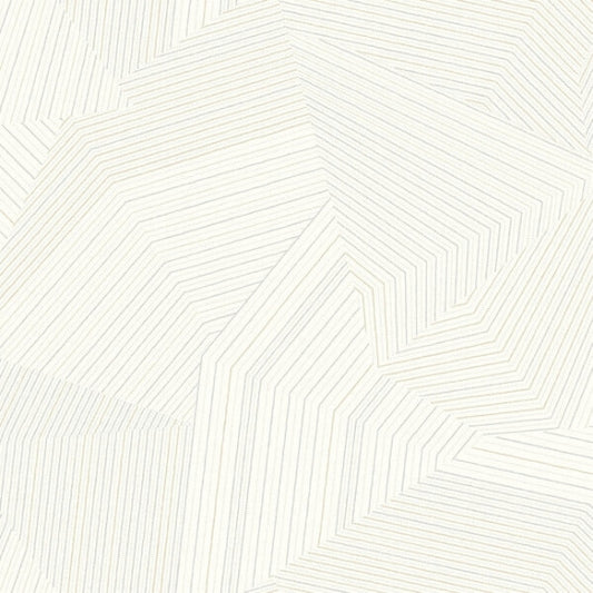 Dotted Maze White Wallpaper