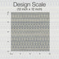 Tapestry Stitch Navy Wallpaper