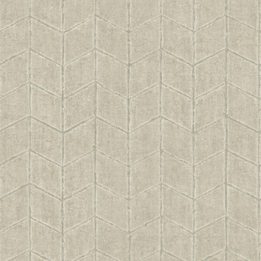 Flatiron Geometric Taupe Wallpaper