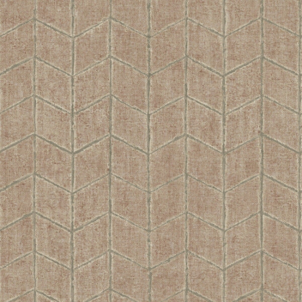 Flatiron Geometric Brick Wallpaper