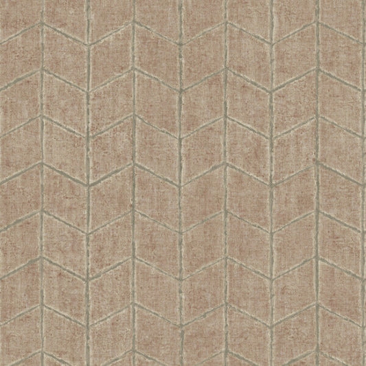 Flatiron Geometric Brick Wallpaper