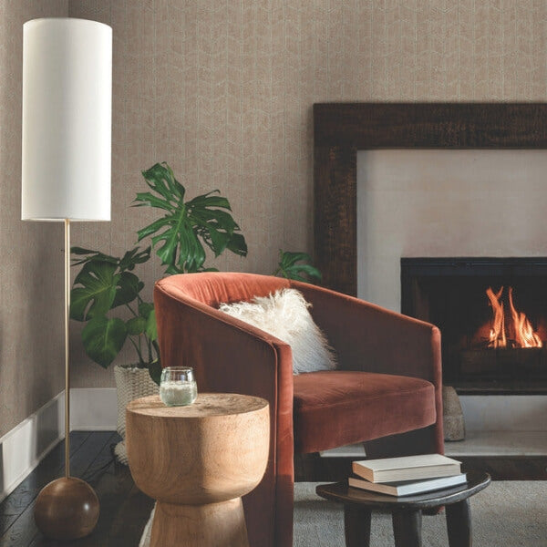 Flatiron Geometric Brick Wallpaper