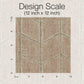 Flatiron Geometric Brick Wallpaper