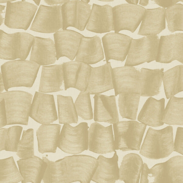 Brushed Ink Gold Wallpaper