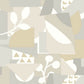 Cut Outs Neutral Wallpaper