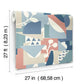 Cut Outs Blue Wallpaper