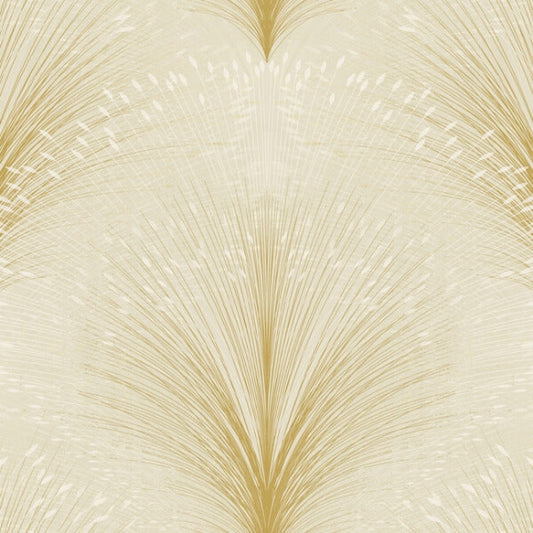 Papyrus Plume Beige Wallpaper