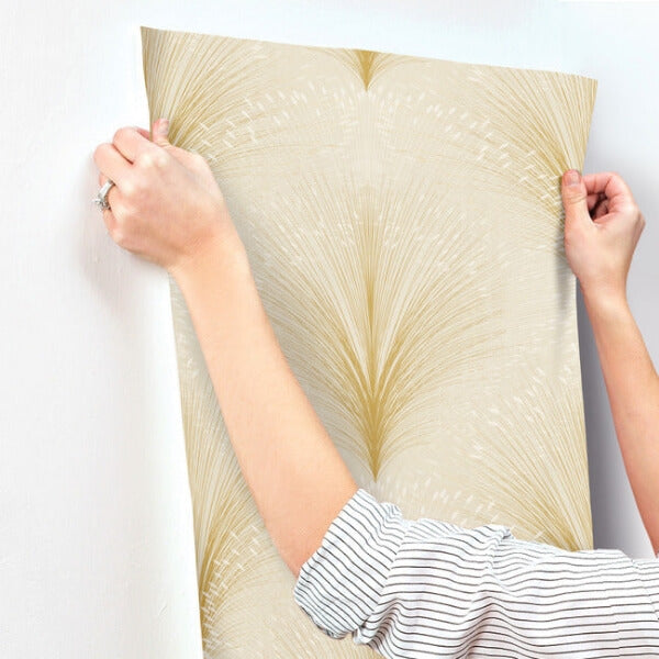 Papyrus Plume Ivory Wallpaper