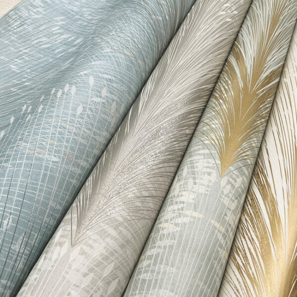 Papyrus Plume Ivory Wallpaper