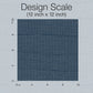 Natural Grid Navy Wallpaper