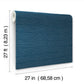 Natural Grid Navy Wallpaper
