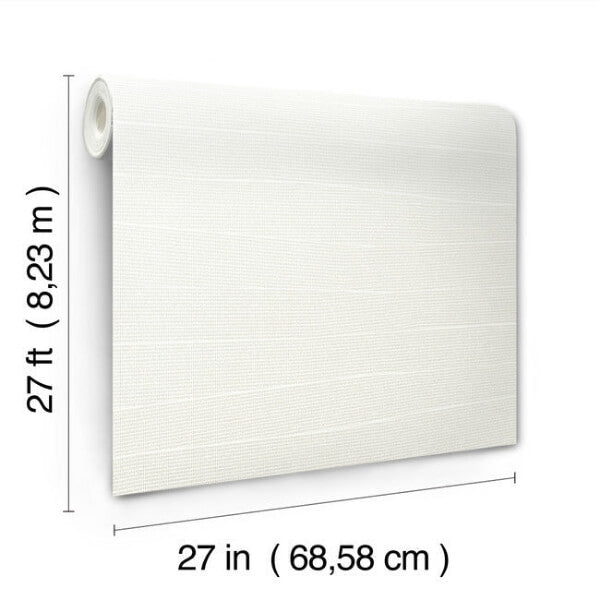 Natural Grid White Pearl Wallpaper