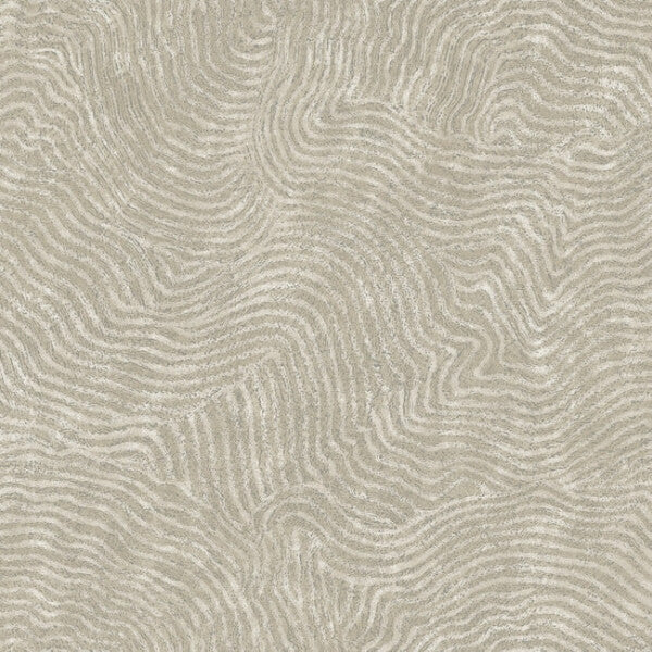 Modern Wood Taupe Wallpaper